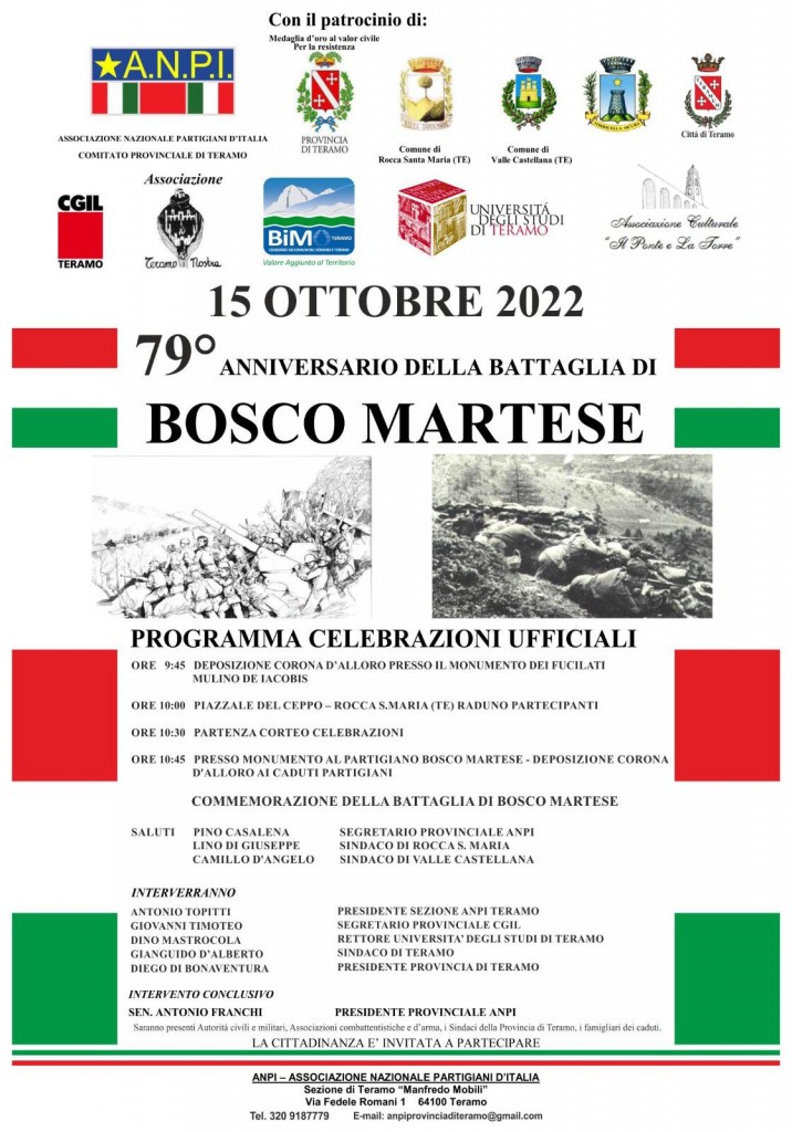 La battaglia di Bosco Martese » Comitato Provinciale ANPI Ascoli Piceno